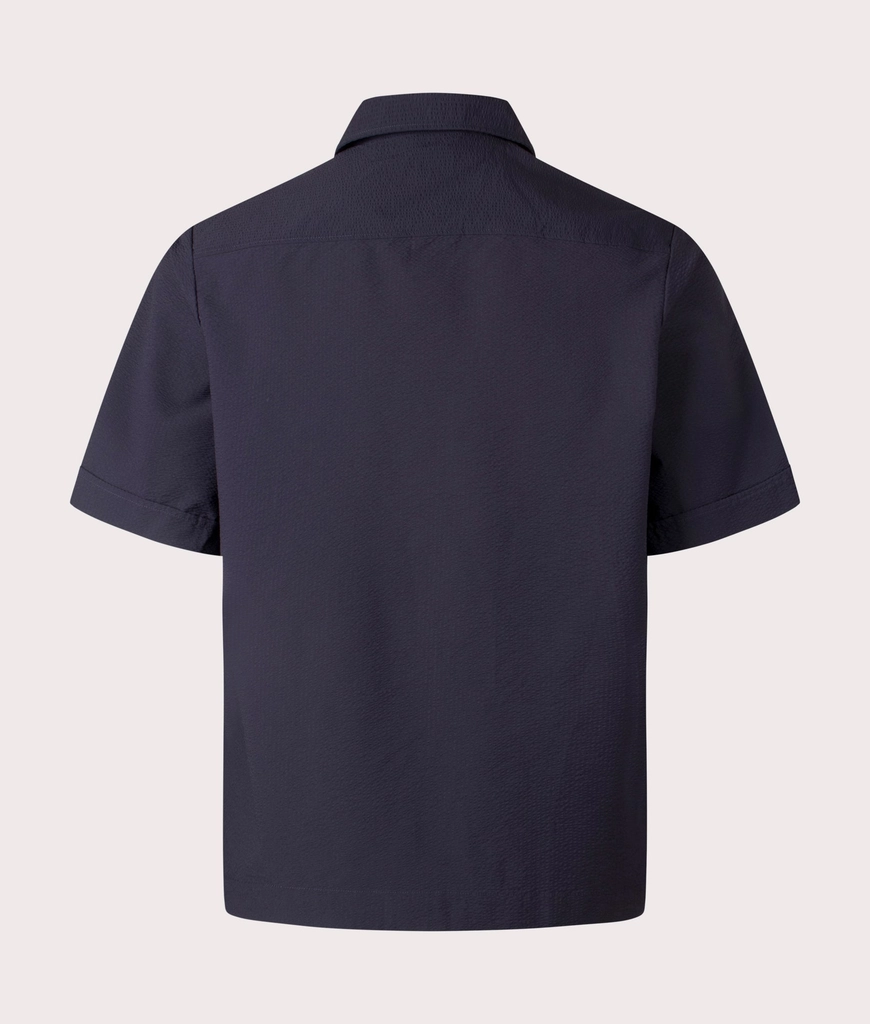 Hugo Boss Mens Relaxed Fit Lapoully Short Sleeve Shirt